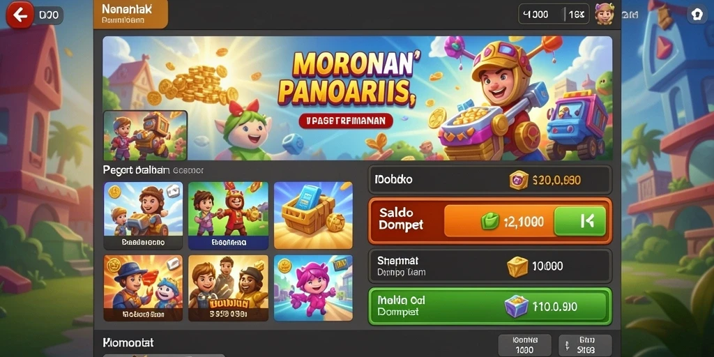 Screenshot memperlihatkan kompetisi antar pemain yang seru.