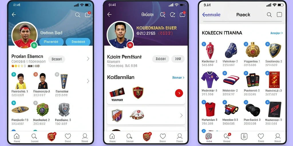 Tampilan menu dengan berbagai opsi permainan yang menarik.