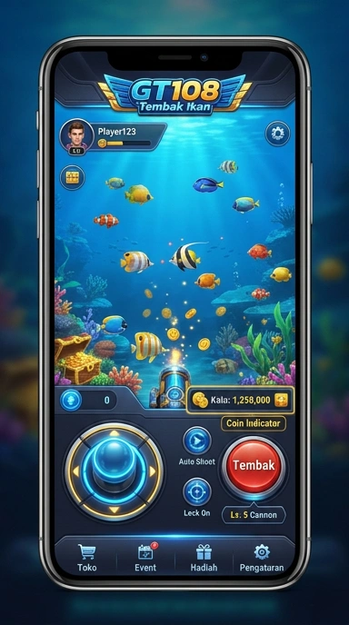 gt108 — layar beranda